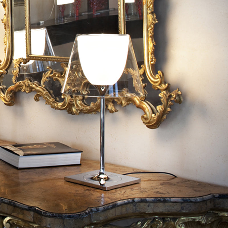 Modern Italian Design Luxury Table Lamp Acrylic Shade Desk Light Bedroom Living Room