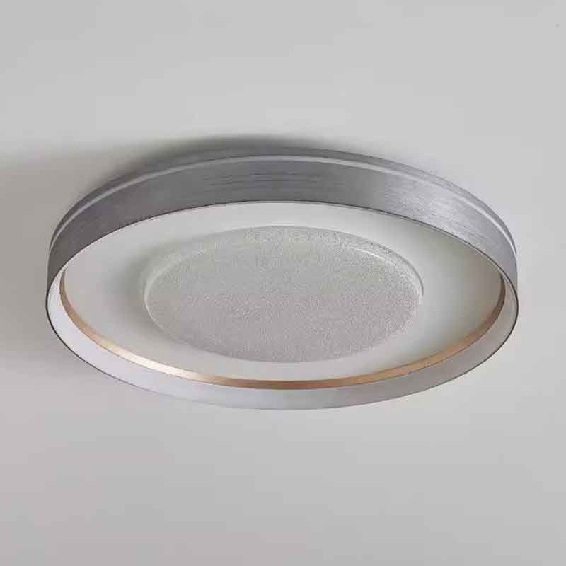 Modern Simple Round Metal Flush Mount LED Ceiling Light for Bedroom Living Room