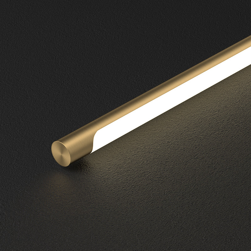 Brass LED Table Lamp Simple Design Black / Copper Color Dimmable