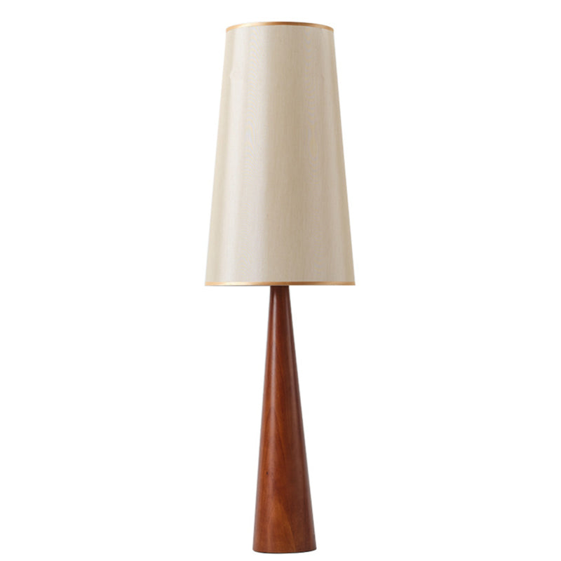 Japanese Designer Wabi-sabi Solid Wood Floor Lamp Art Decorative Corner Standing Lamp Living Room Study Bedroom Cafe